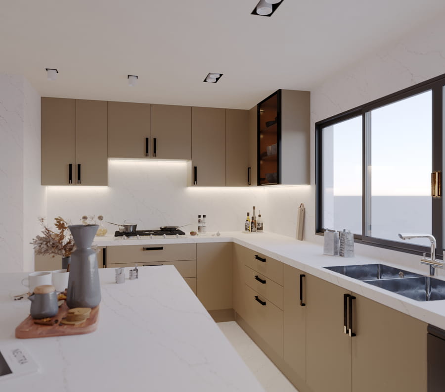 مطابخ الألومنيوم لمقاومة الرطوبة