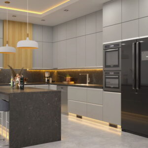 مطابخ بدون مقابض